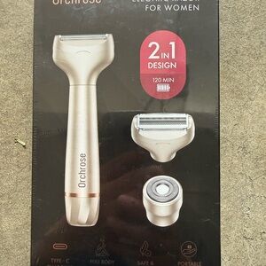 Women's 2-in-1 Electric Shaver in Gold
